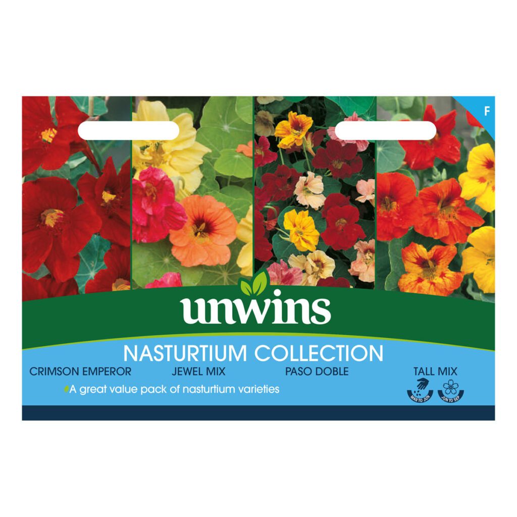 Unwins Nasturtium 4 In 1 Collection Seeds 5051618027823 2